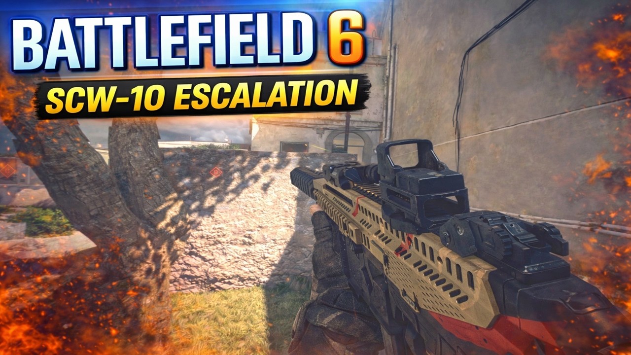 Battlefield 6 SCW-10 SMG Iberian Offensive Escalation Gameplay PS5 Pro HDR 4K with @Maxiq