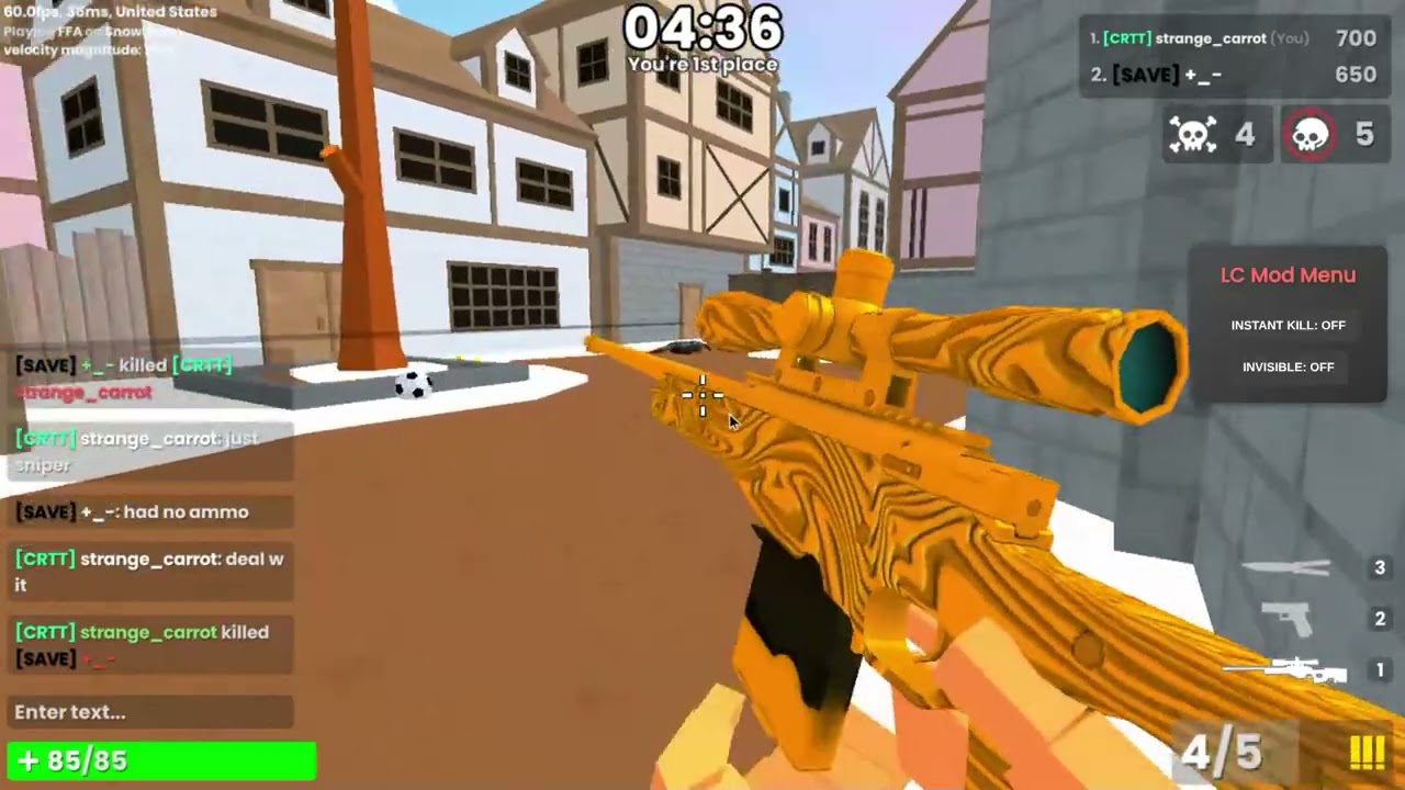 🥶KOUR IO Sniper only [CRAZY SHOTS!!!!]😈