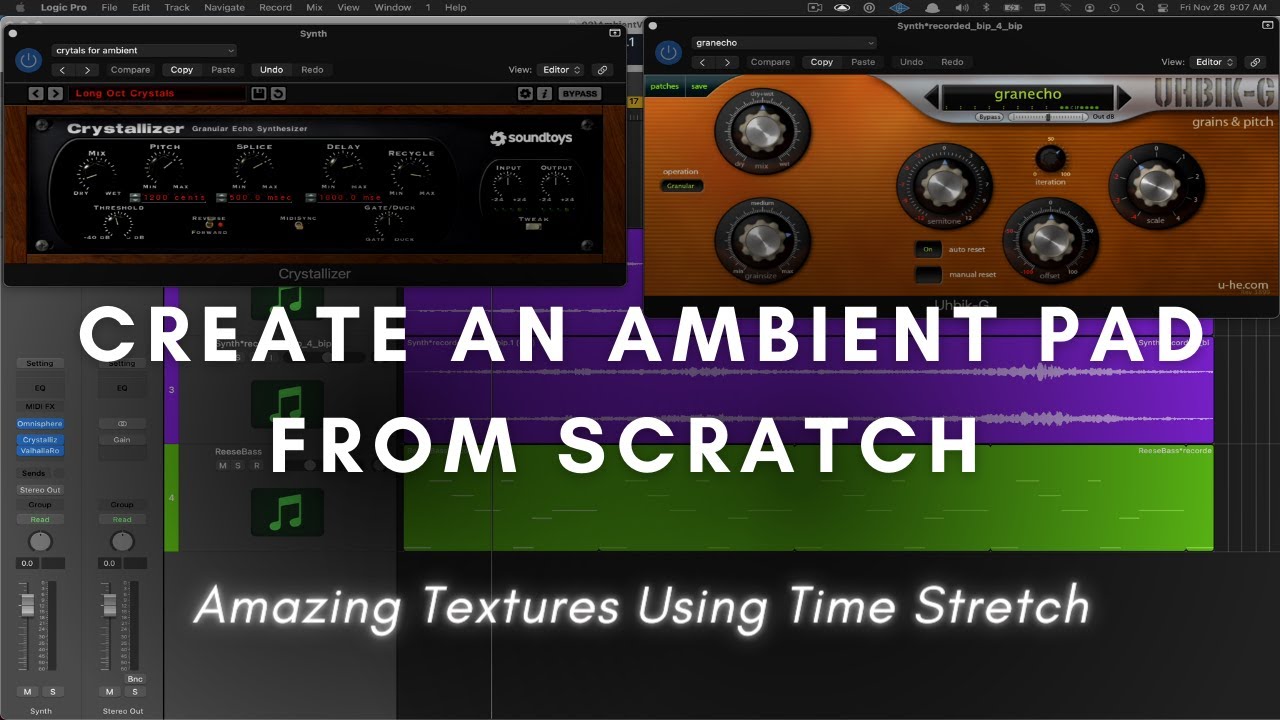 How to Create An Unbelievable Ambient Pad in Logic Pro Starting from Scratch