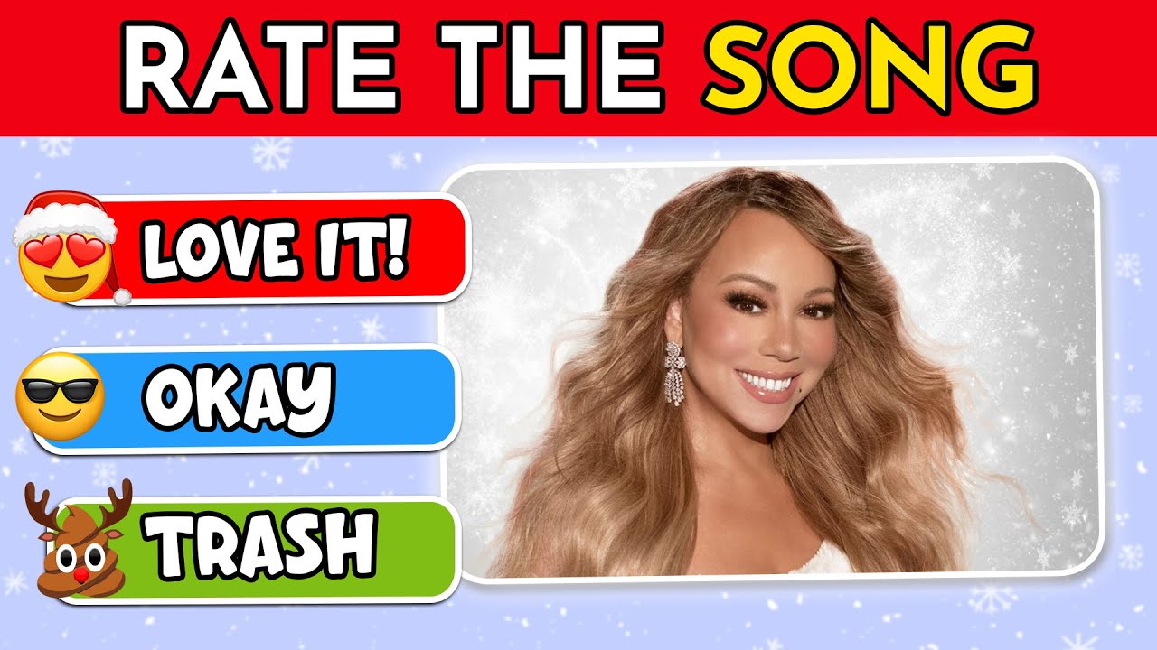 RATE THE CHRISTMAS SONG 🎅 | Popular Songs Tier List 🎶 | Music Quiz