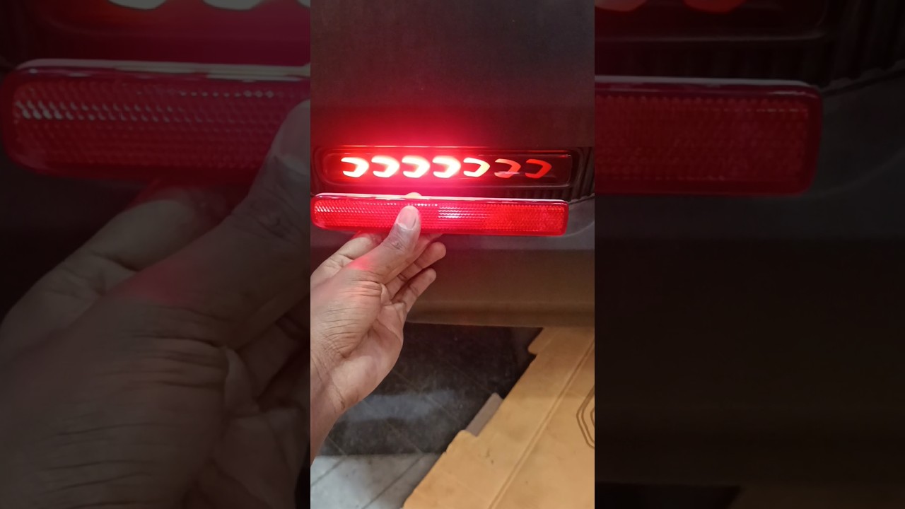 Maruti genuine fog lights and reflector install in Brezza #marutisuzuki #brezza