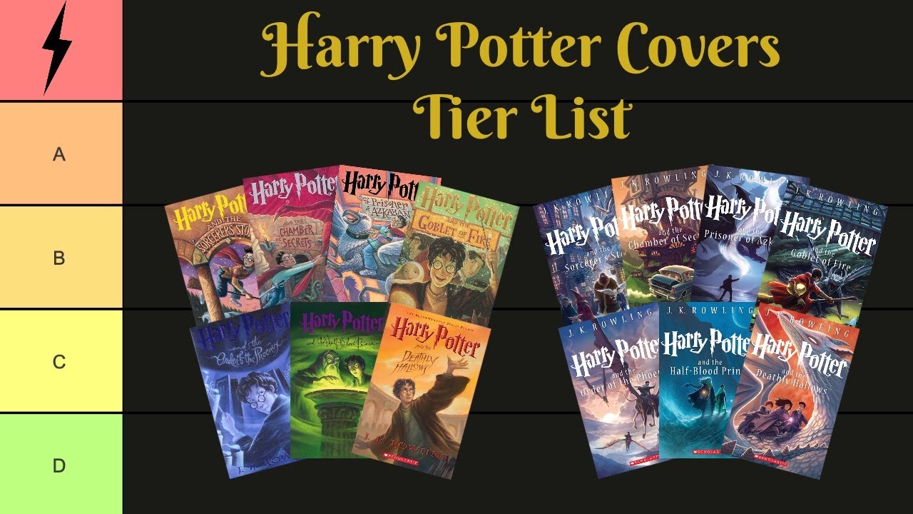 Ranking the Most Popular Harry Potter Covers (Tier List)