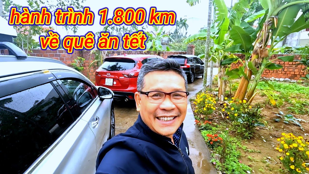hành trình 35 giờ chạy hơn 1.800.km Nam Bắc về quê ăn tết. NGUYÊN TV