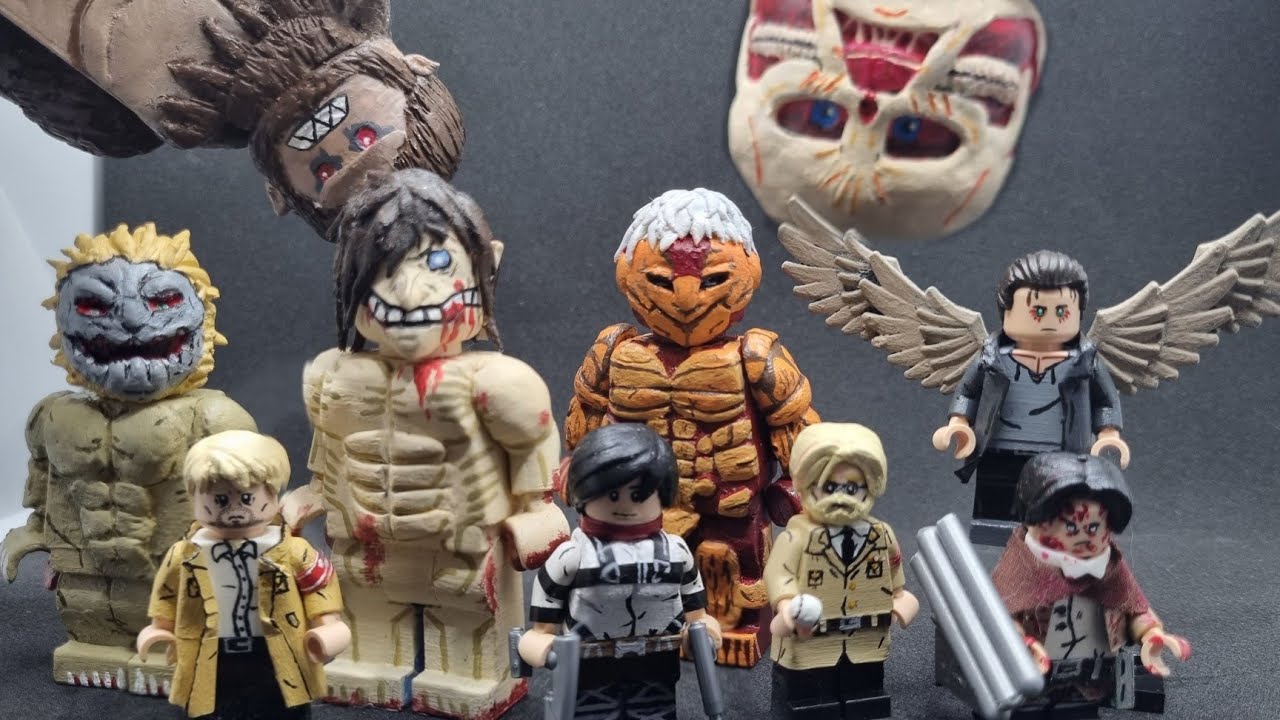 Attack on titan Lego custom minifigures part 2