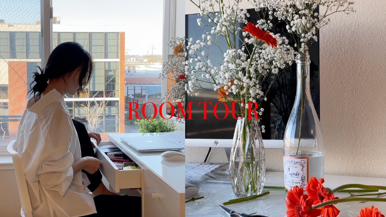 ROOM TOUR.🛋  새로운 집 룸투어 (미국 자취방 룸투어, 원룸인테리어, 가구 정보, 랜선 집들이)
