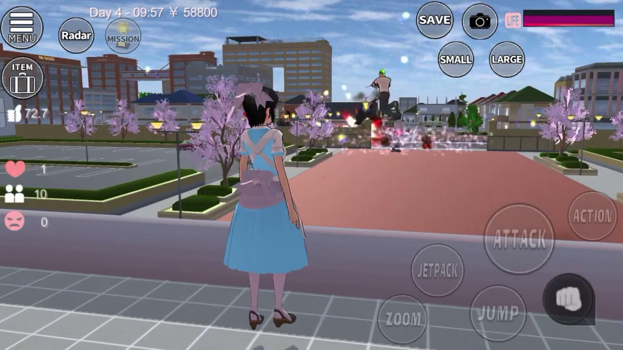 The Giants Battle part 1 | Sakura School Simulator