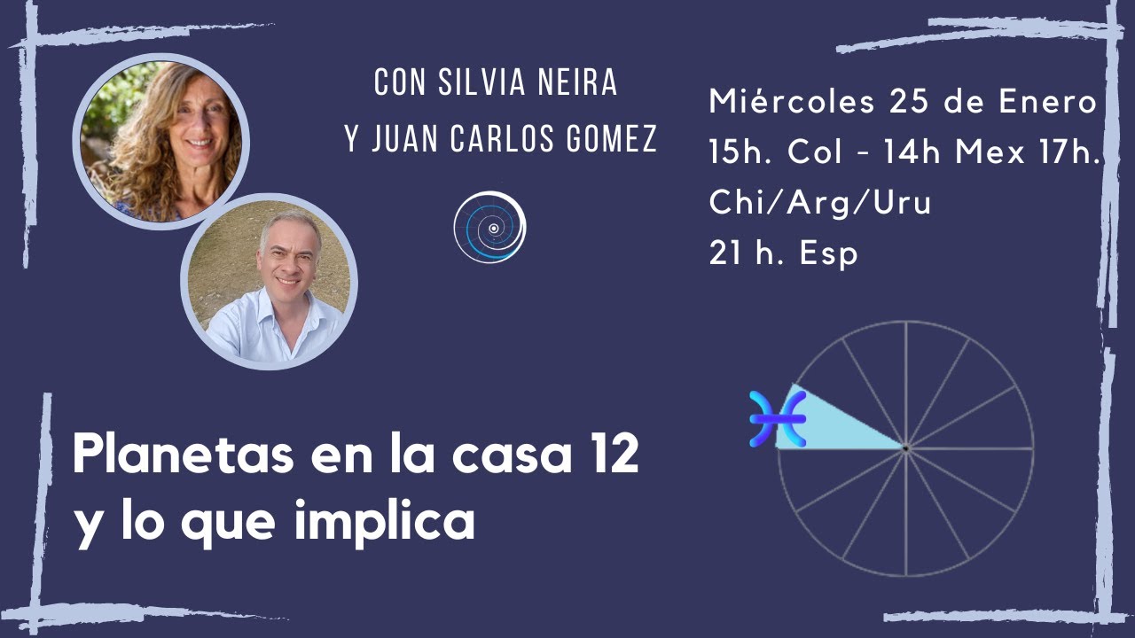 Silvia Neira: Planetas en la casa 12 y lo que implica