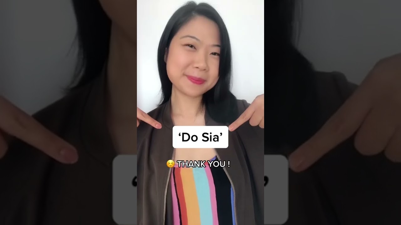 How to say Thank you in Hakka , Chinese Indian Version #shorts #short