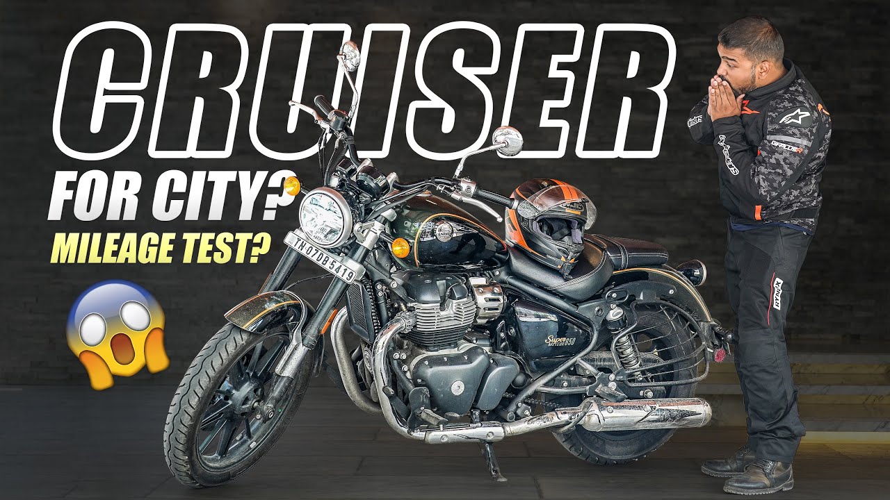 Royal Enfield Super meteor 650 - The Ultimate City test, Mileage test! Surprising Results!