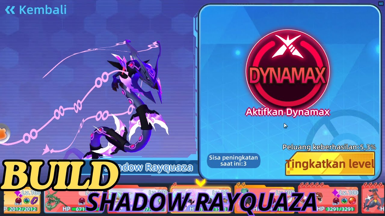 Build Shadow Rayquaza🔥ELF Explorer / Sprint Elf [ KuRo OP ]