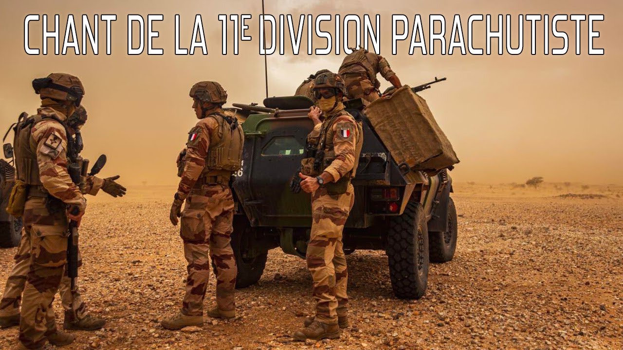 CHANT DE LA 11e DIVISION PARACHUTISTE  - Chant Militaire ⚔️🇫🇷 (avec paroles)