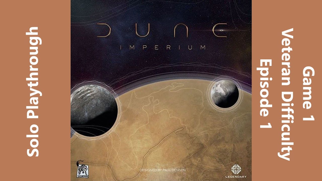 Dune Imperium - Одиночная игра на уровне сложности 