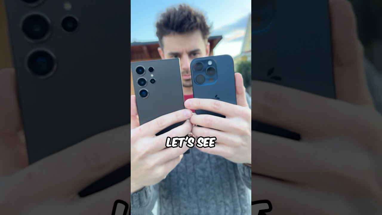 S24 Ultra против iPhone 15 Pro &mdash; лучший телефон для видео?! #s24ultra #iphone15pro #contentcreator
