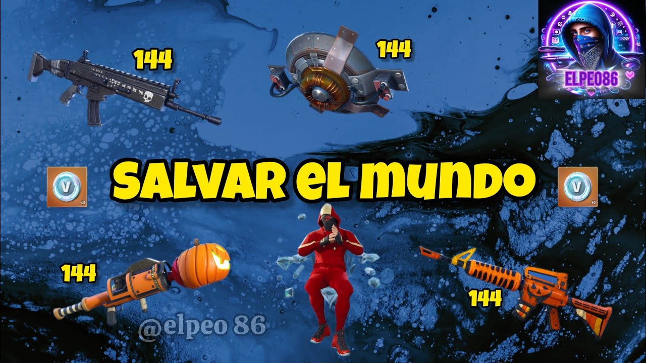 🔴 300 pavos gratis en  salvar el mundo fortnite, 😂✌️misiones