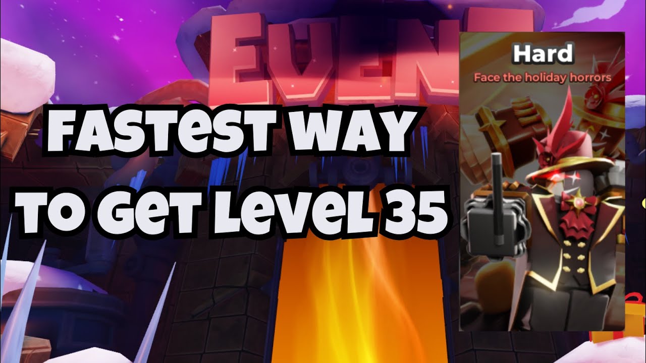 Fastest Way To Get Level 35 In Tower Defense Simulator