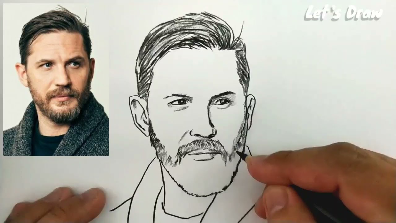 ASMR drawing tom hardy VENOM 2 / venom let there be carnage