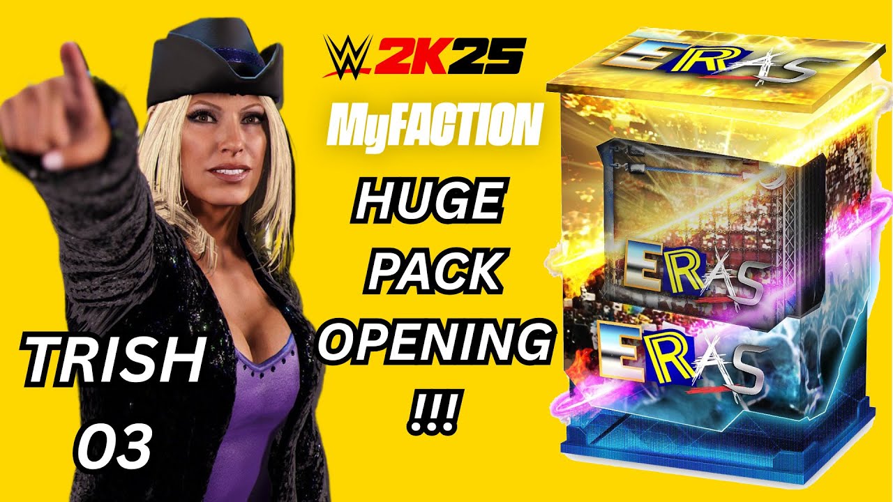 HUGE ERAS PACK OPENING 20+ PACKS! WWE 2K25 MyFaction