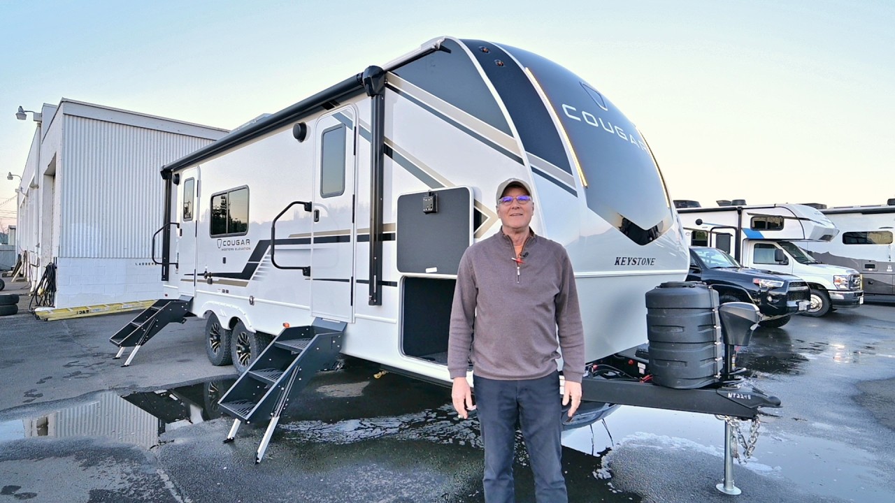 The RV Corral 2026 Keystone Cougar Western Elevation 22RKWE Stock # NT2248