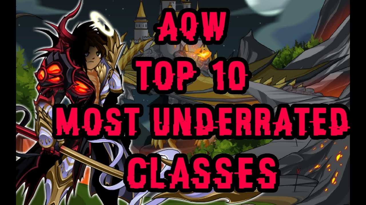 AQW Top 10 Most Underrated Classes 2021!
