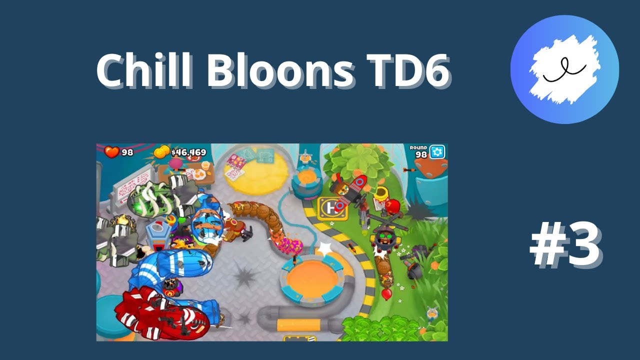 Bloons TD6  (Chill gameplay / Relax / No commentary) CalmLoop