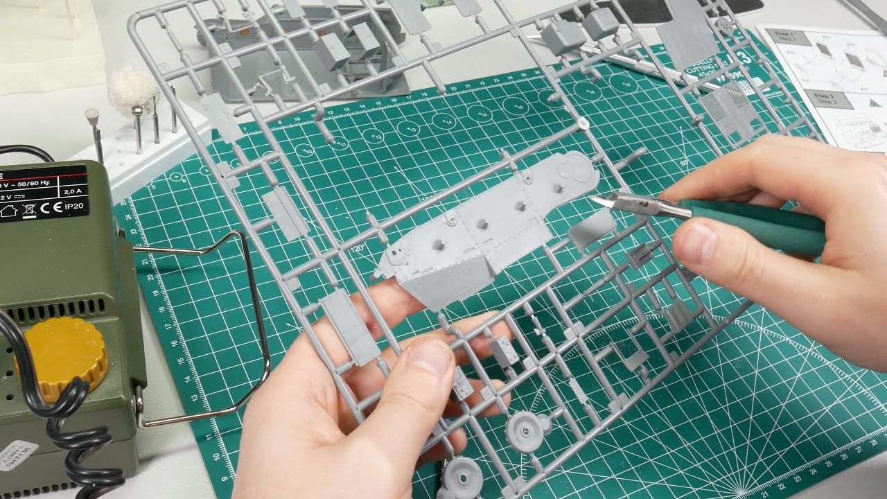 Model czołgu 7TP - IBG 1:35 - część 2 - budowa wnętrza i pierwsze malowanie