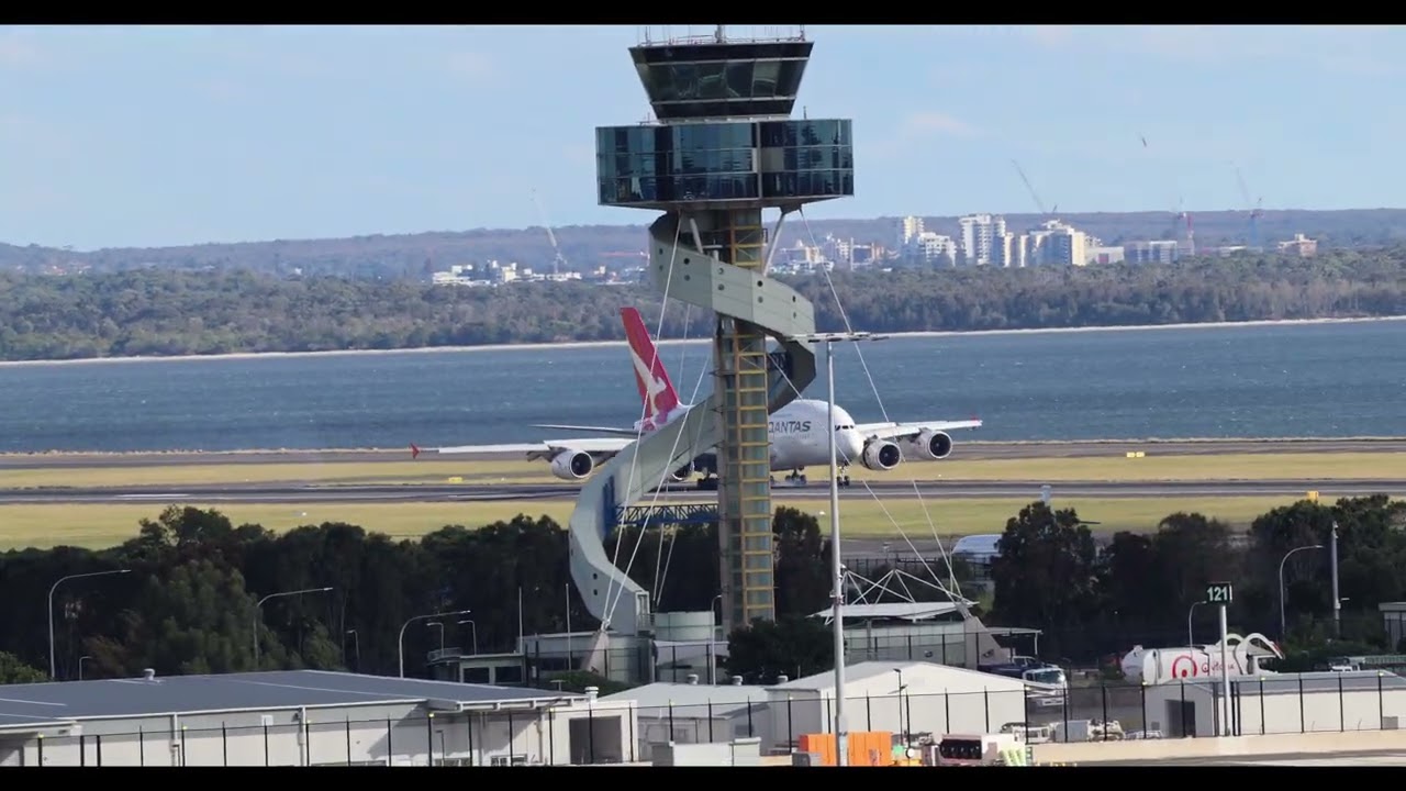 Qantas A380 Landing