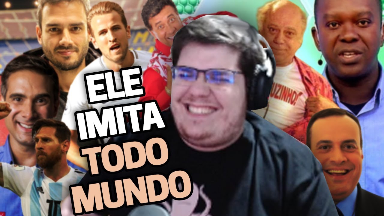 CASIMIRO REAGE AO MAIOR IMITADOR DO BRASIL! (O CARA IMITA PERFEITAMENTE!) | Cortes do Casimito