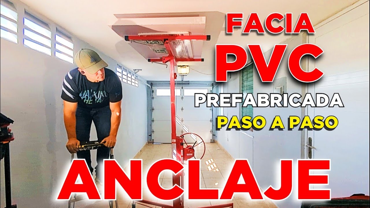 Cómo anclar en el techo una FACIA PREFABRICADA en PVC [PASO a PASO]