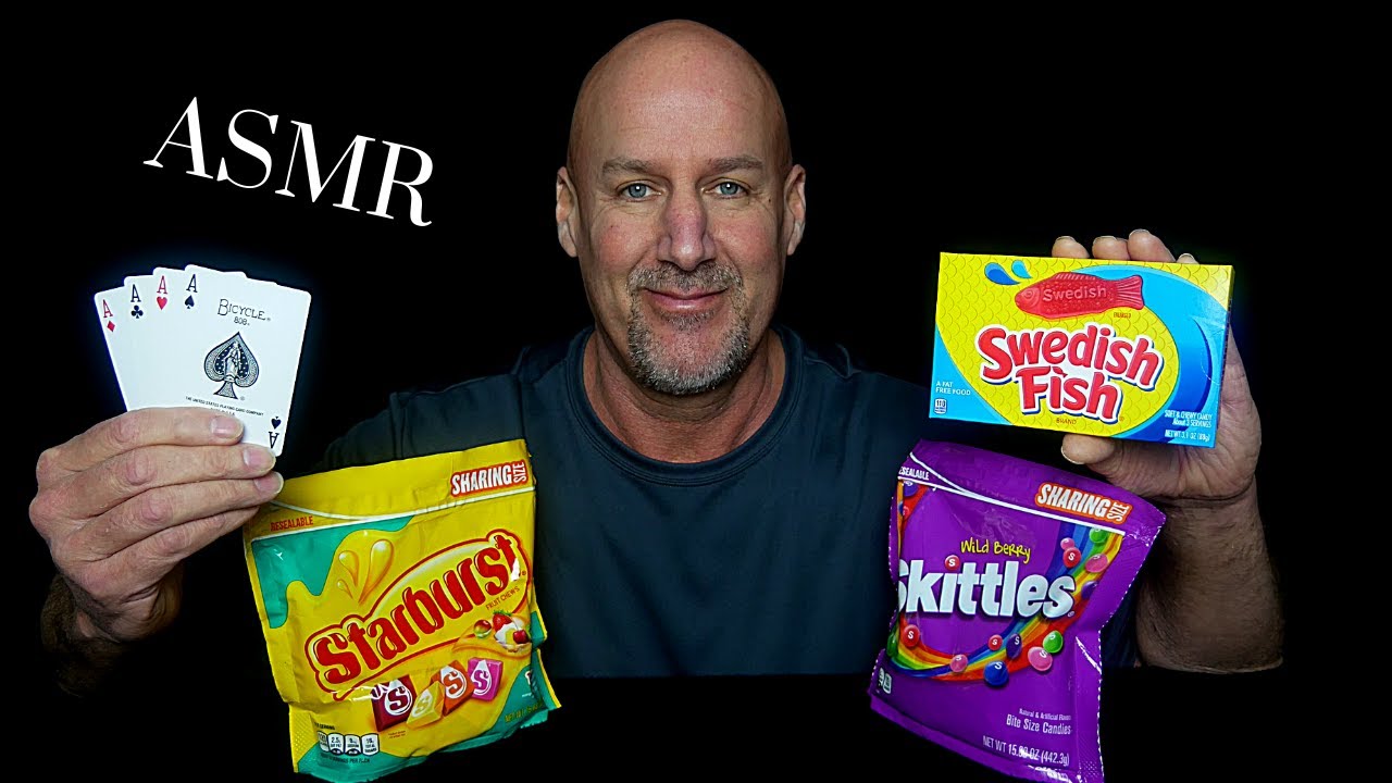 ASMR: ALL NEW~ RELAXING SOLITAIRE AND CHEWY CANDY~SOFT SPOKEN