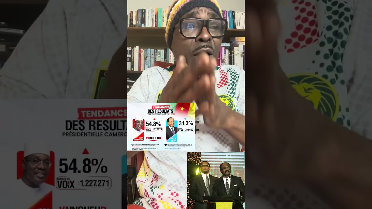 Samuel éto’o félicite Bruno Bidjang pour son bon travail pendant l’élection présidentielle.