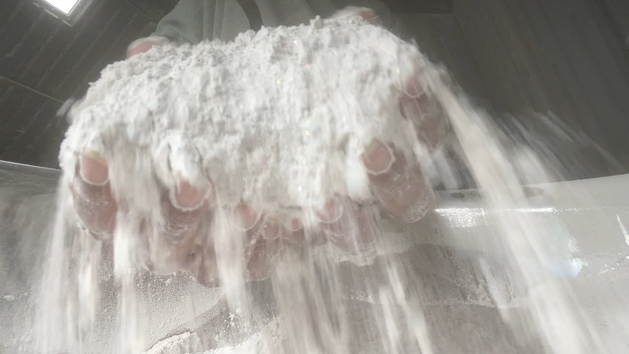 ASMR SIFTING & STEPPING IN COMET MIX, DUSTY REFORM MIX AND PEACH BABY POWDER PLAY