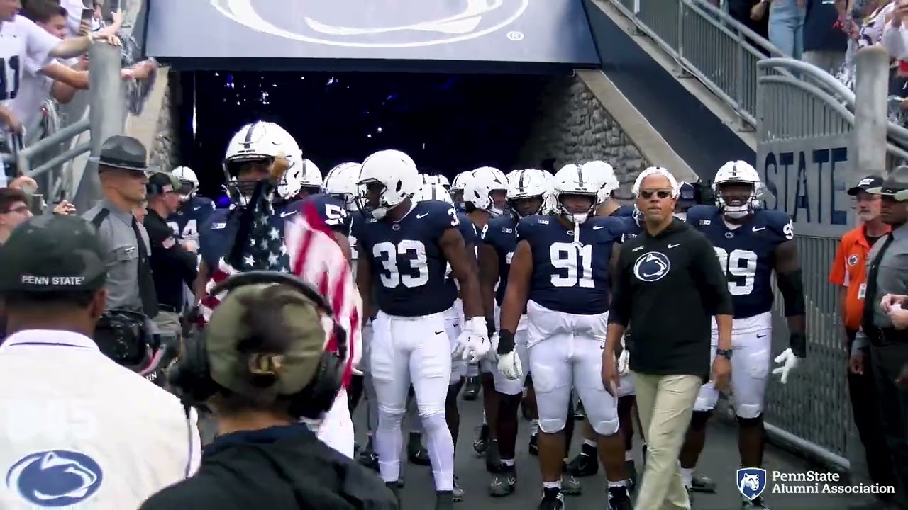 Penn State-Kent State team entrance