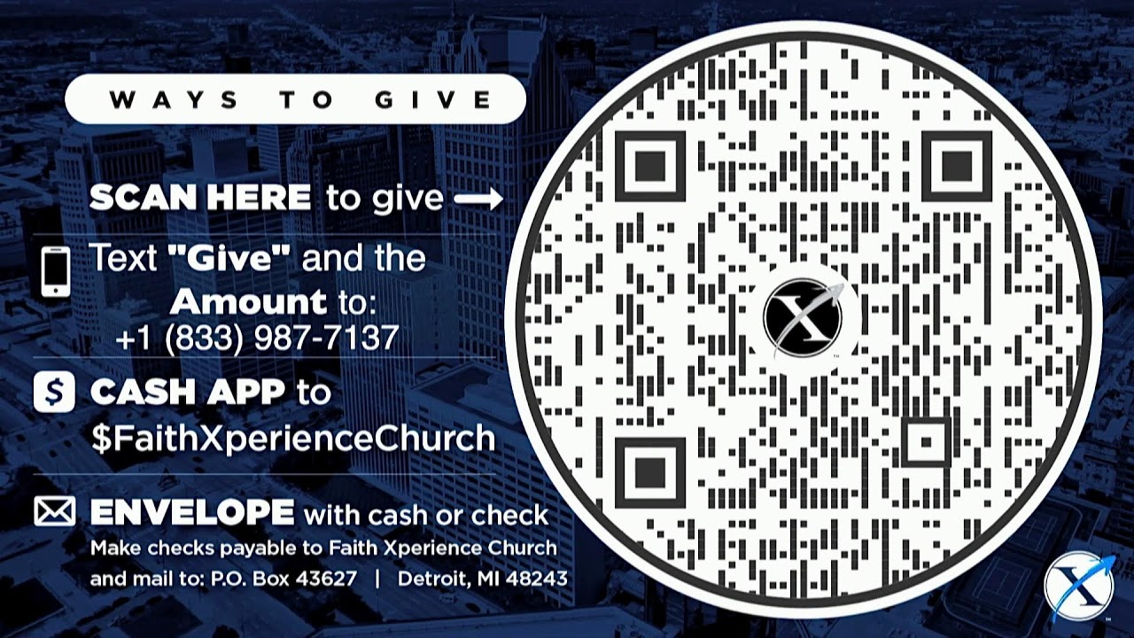Join us Live for a new message from Pastor André Butler! Like and Share-8:30am “Xperience”