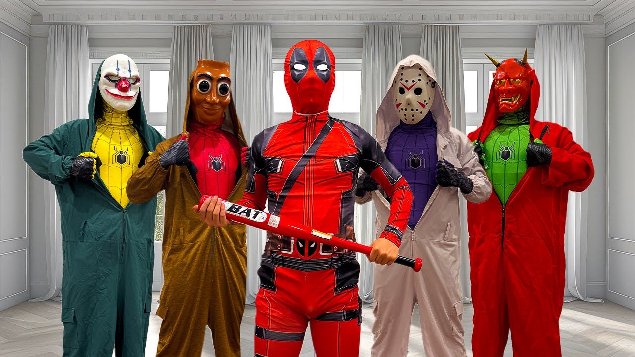 SUPERHERO's Story || Spider-Man's house: Don't Be Afraid When You At Home ALONE!! ( Pranks, Action )