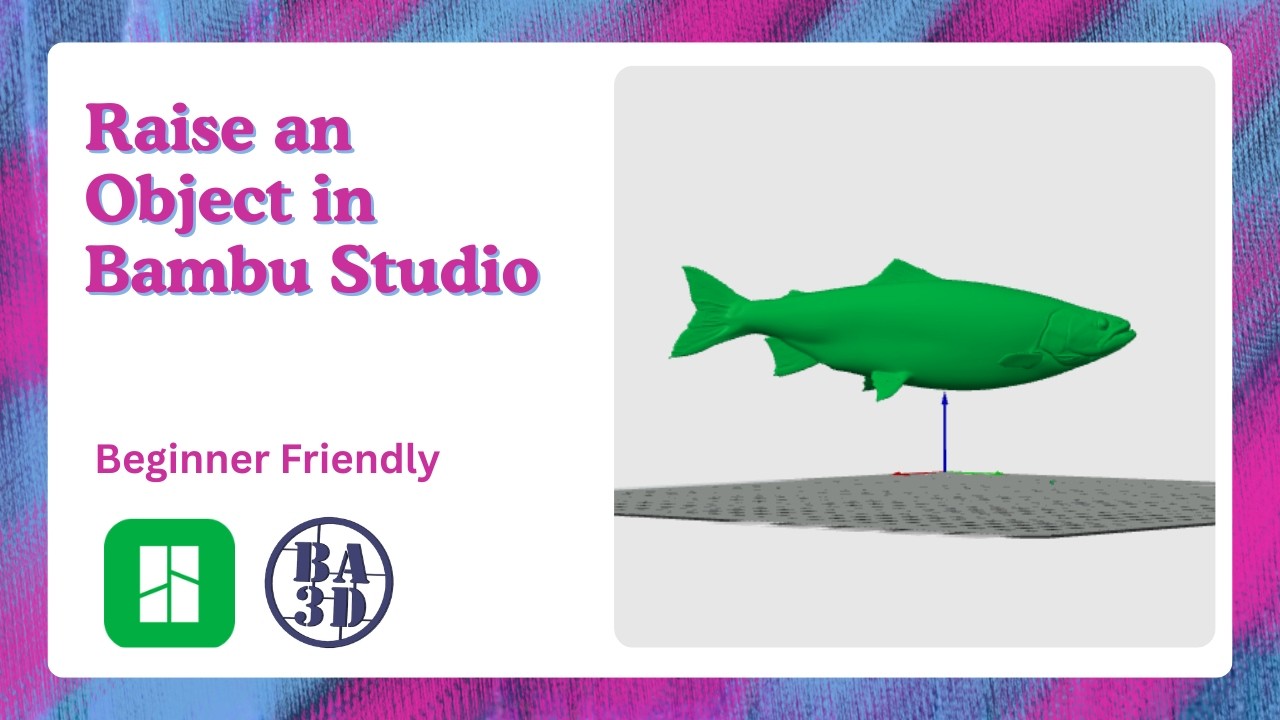 How To Make Objects Float in Bambu Studio (Raise Models Off the Bed)