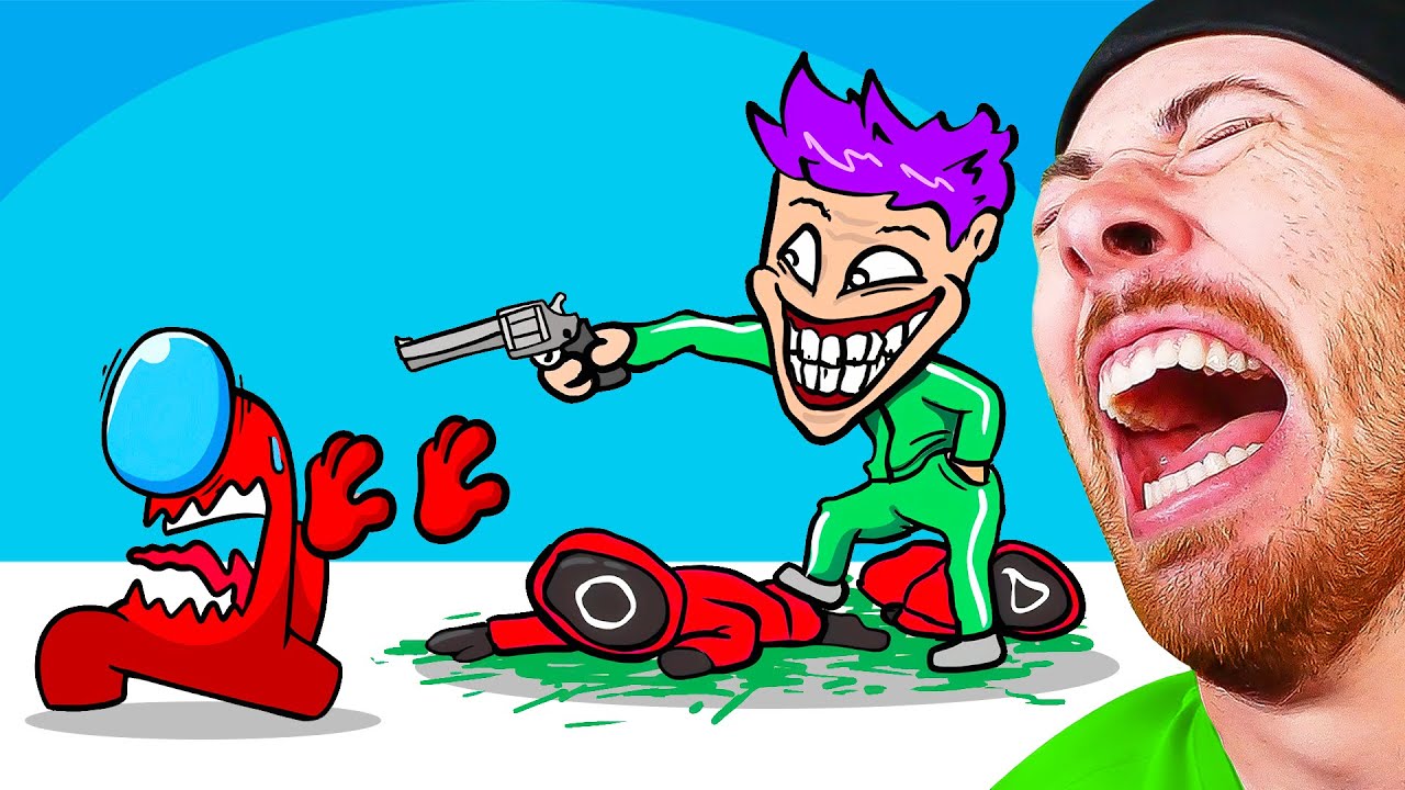 Mini Crewmates vs Squid Games 2! (FUNNY ANIMATIONS)