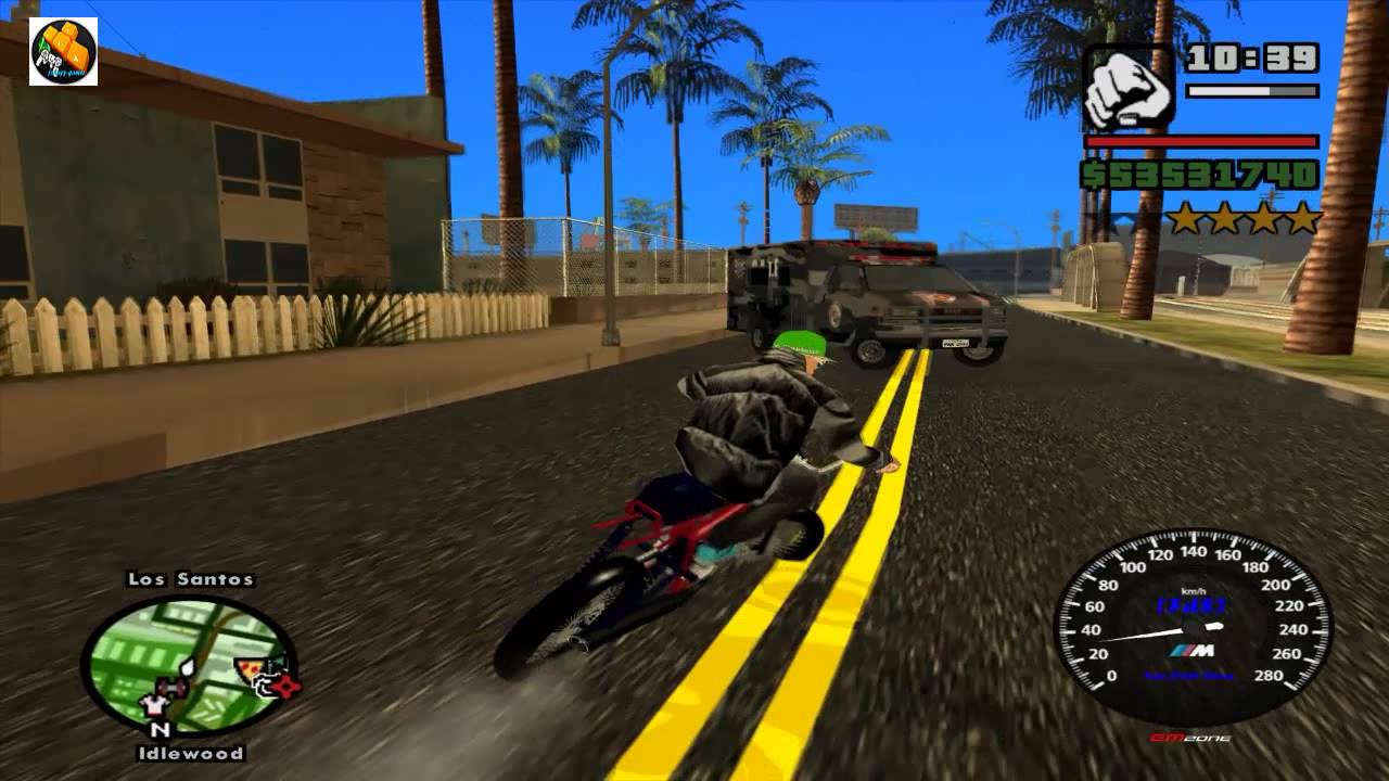 Gta sa- zoando e fuga de mobilete preparada na força tática sp