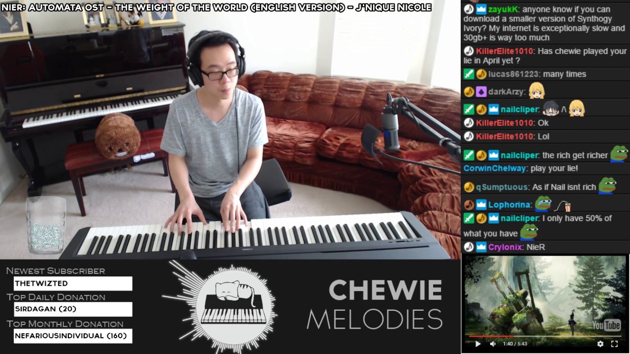 Nier: Automata - Weight of the World Piano Solo Cover