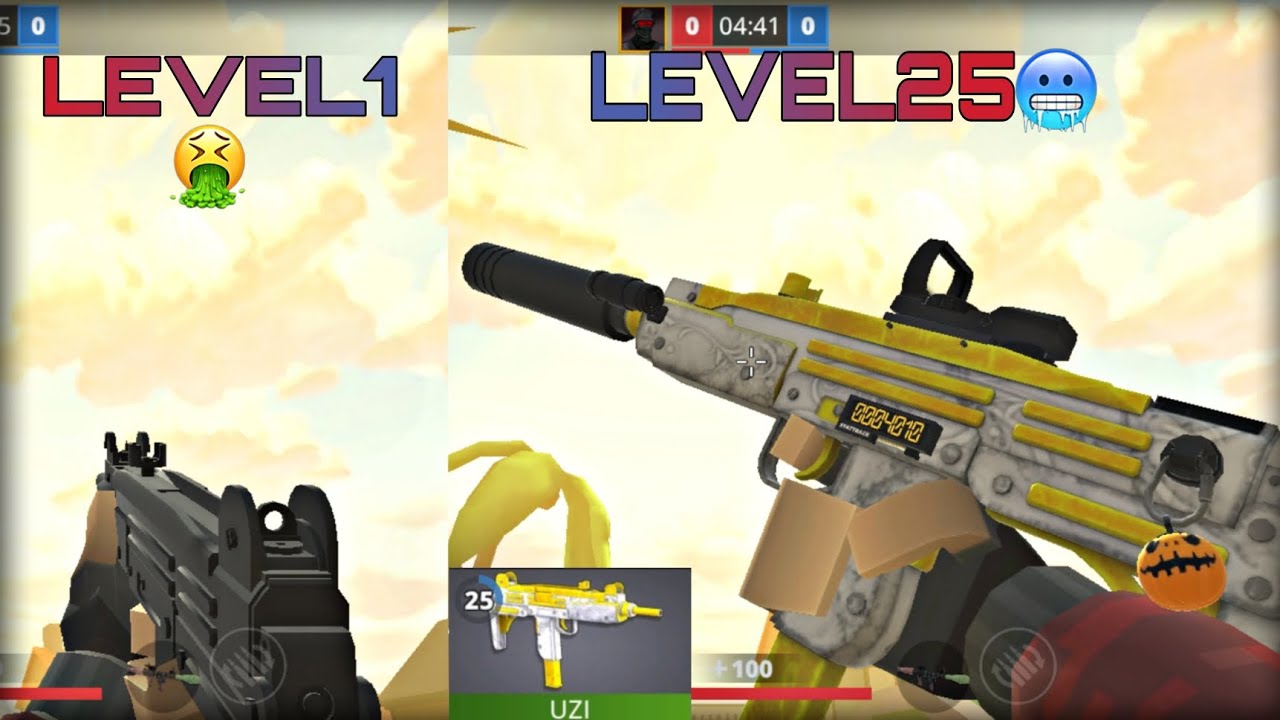 level 25 vs level 1 UZI| polywar