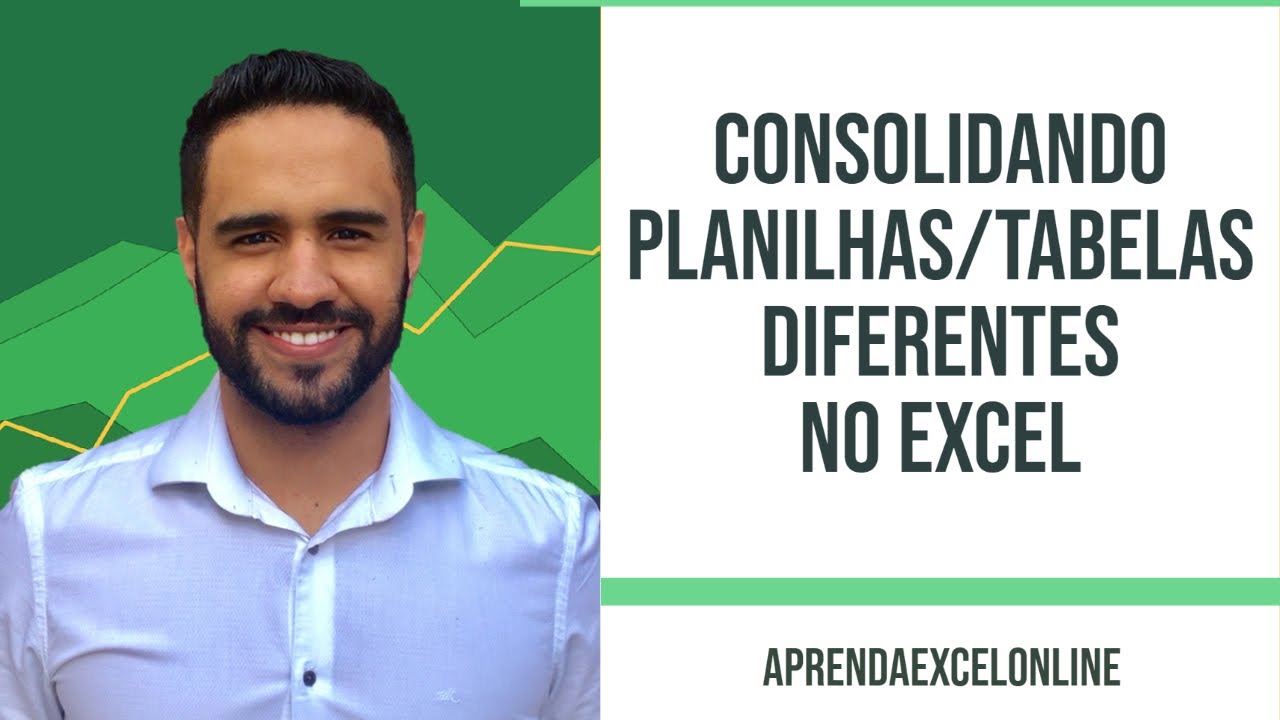 Consolidando planilhas/tabelas diferentes em uma única planilha no Excel (utilizando PowerQuery)