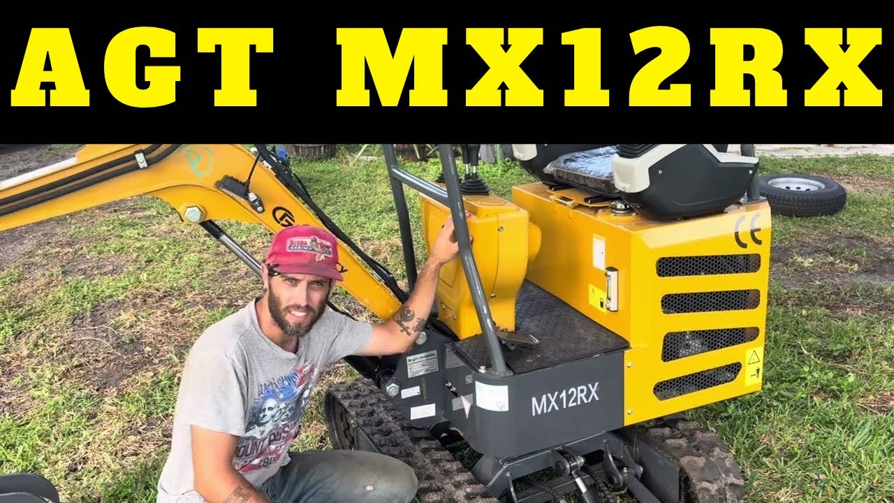 Китайский мини-экскаватор: AGT MX12RX — желтый кирпич. Остерегайтесь этих приводных двигателей!