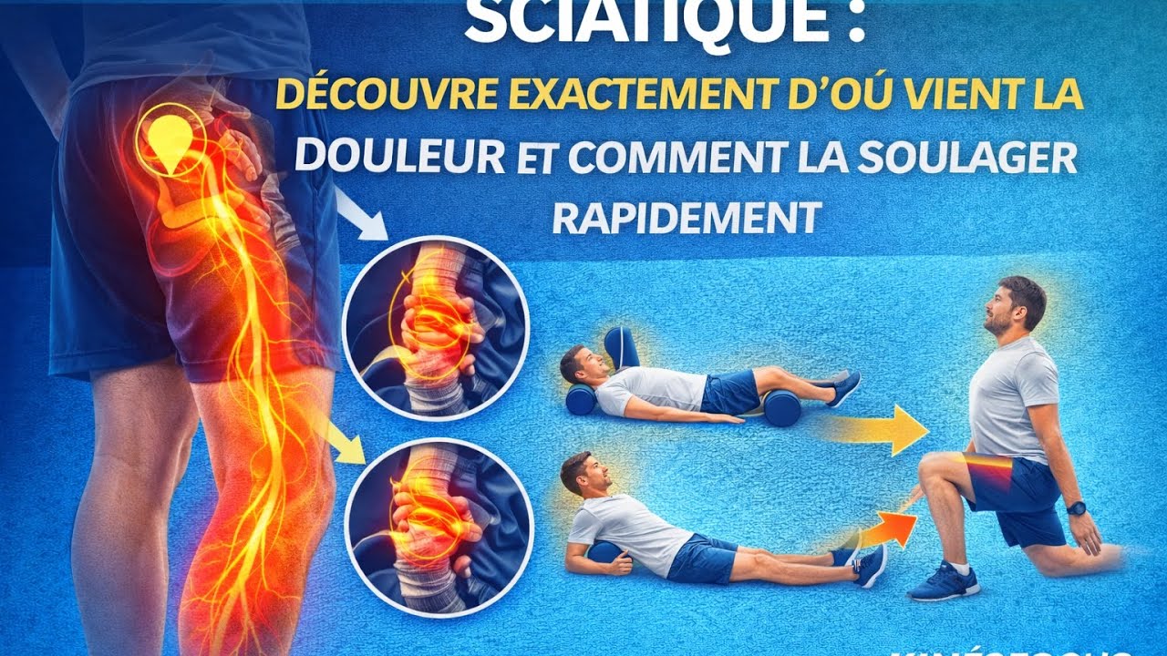 Sciatique : identifier le nerf en cause et soulager la douleur étape par étape