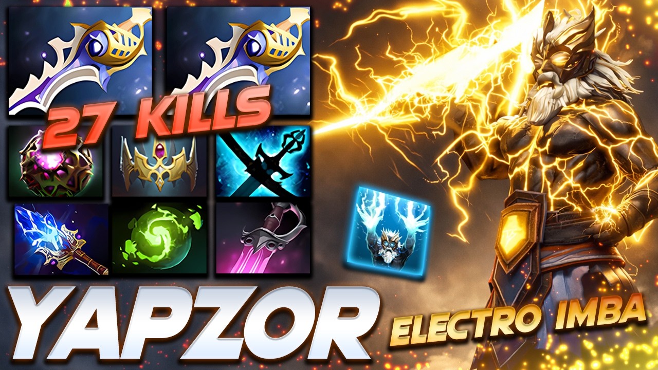 Yapzor Zeus Electro IMBA - Dota 2 Pro Gameplay [Watch & Learn]