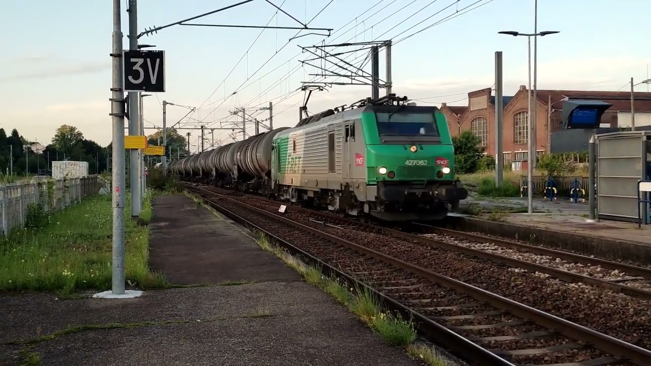 Naviland, BB 27000 Fret SNCF, TER et BB 67000 en Gare de Maromme