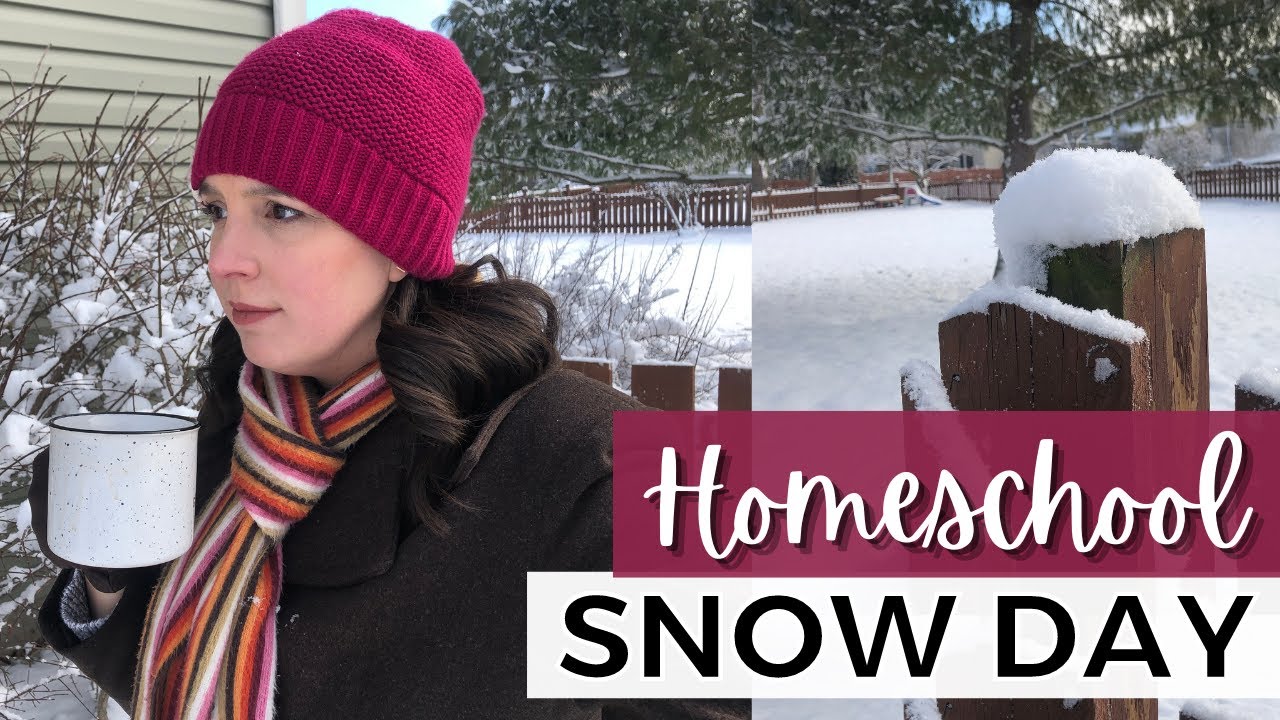 Homeschool SNOW DAY | DITL Homeschool Mom of 5 | Stovetop Hot Chocolate | Family Read Aloud