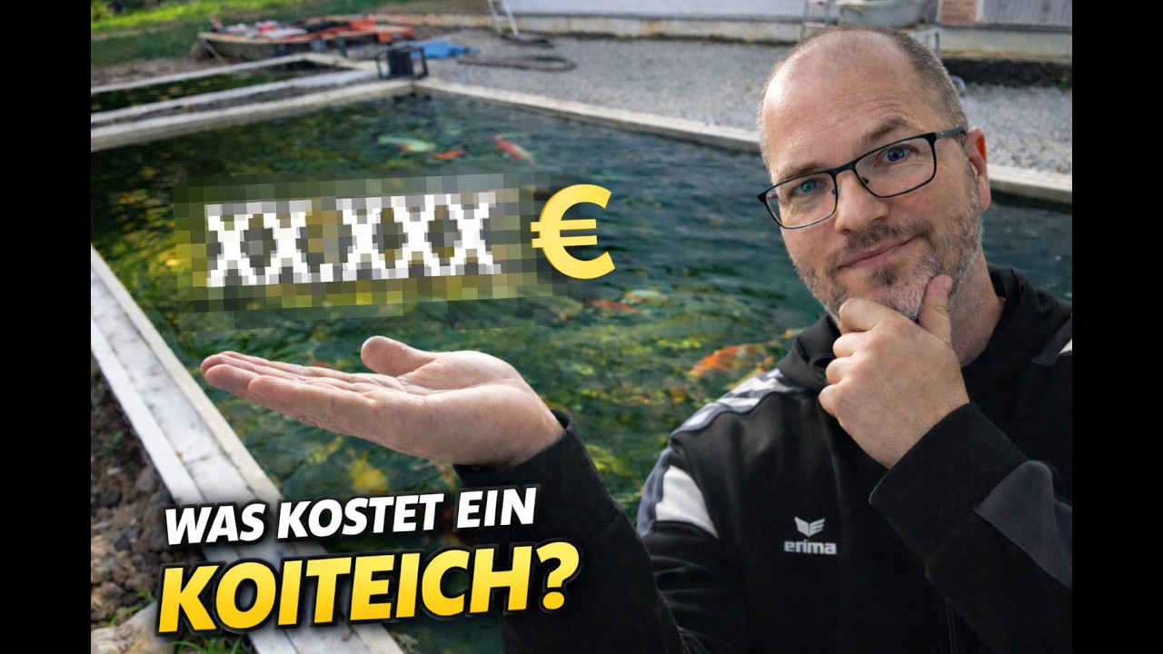 Was kostet ein 53.000 Liter Koiteich wirklich? Meine komplette Abrechnung!