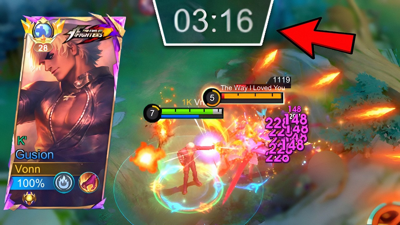 NO CLICKBAIT! GUSION 3MIN FULL DAMAGE ONE SHOT😱🔥 (MUST TRY!)