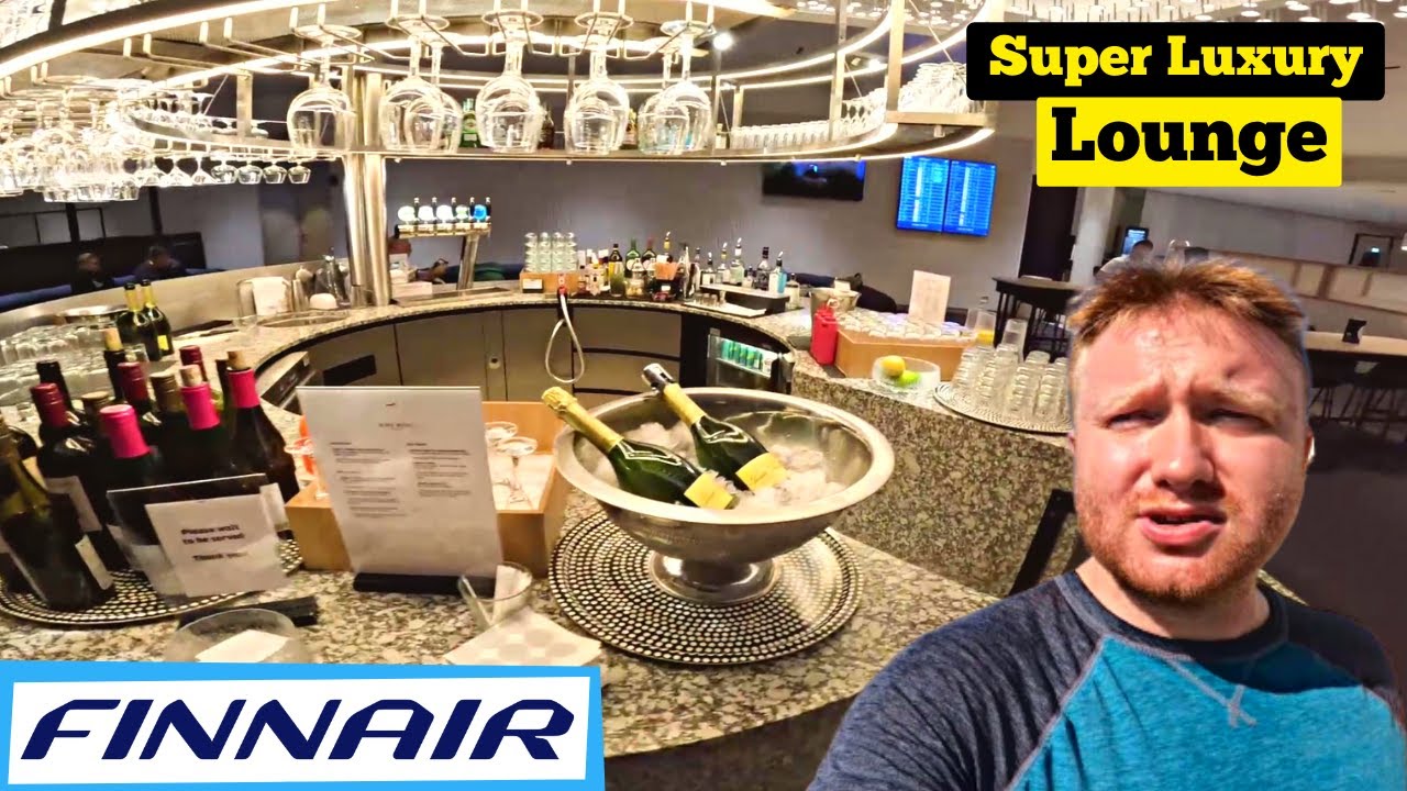 $50 Super Fancy Finnair Lounge Tour in Helsinki, Finland 🇫🇮