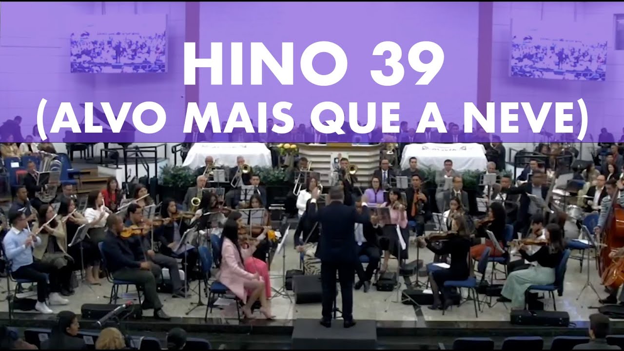 Harpa Cristã - Hino 39 (Alvo Mais Que a Neve) - Orquestra AD Lapa | #adoração #louvor #orquestra