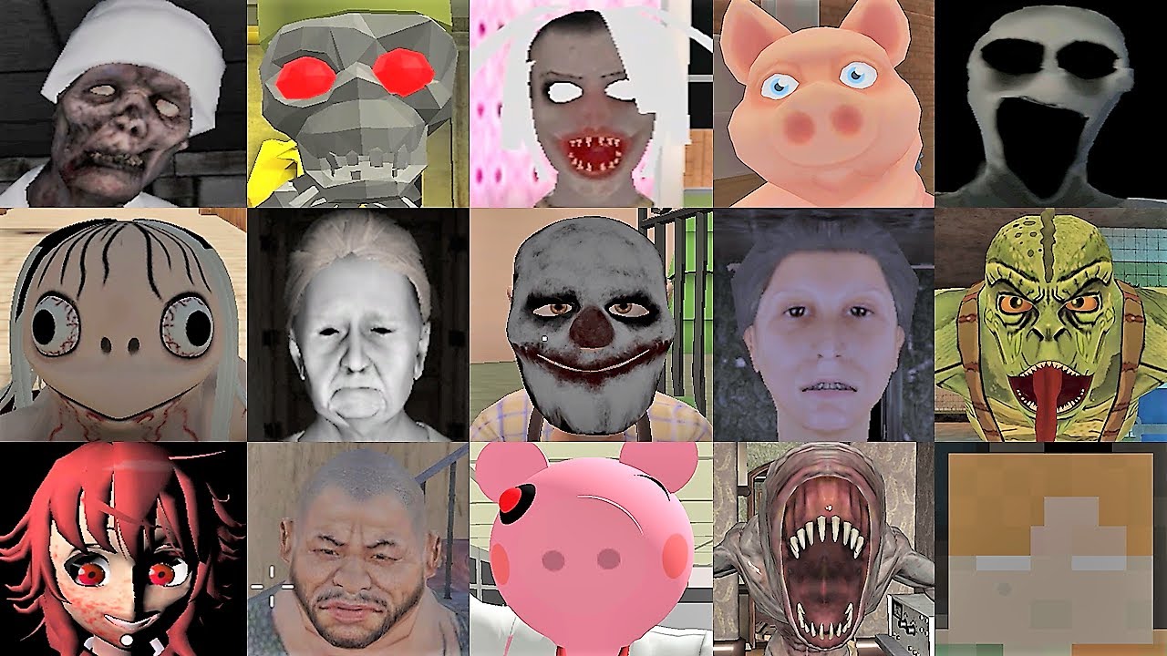 Caught Battle #23 | Grandpa And Granny House Escape Among Us The Lizard Man Metel Clarise & +
